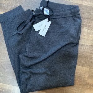 NWT!! R|Label by The Reset. Charcoal Cashmere wool Blend Joggers - Sz XL